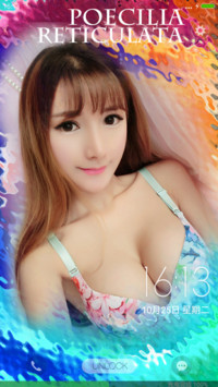彩色孔雀鱼