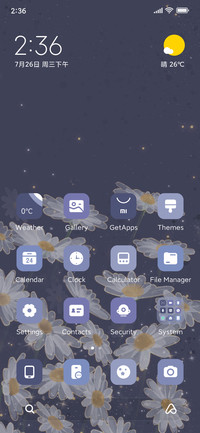 Blue Daisy