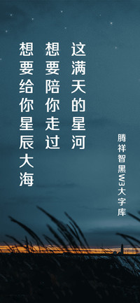 腾祥智黑W3大字库