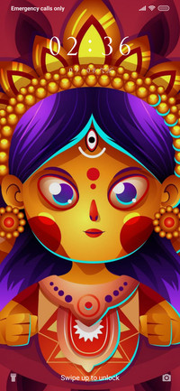 Goddess Durga - Cartoon