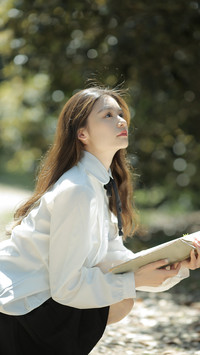 清纯唯美女生-锐景创意