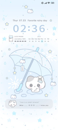 Rainy Cool Kitty