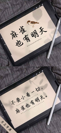麻雀也有明天