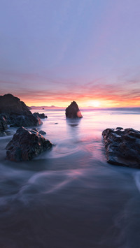 Spot from Ilbarritz beach, at Biarritz, Basque Country