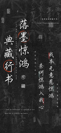 落墨惊鸿典藏行书