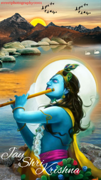 Beautiful wallpaper lord Krishna