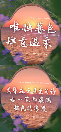 唯独暮色肆意温柔