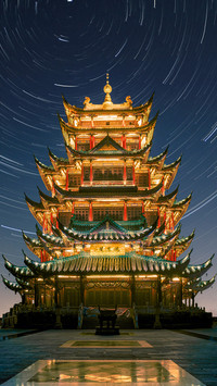 重庆鸿恩阁的夜景风光