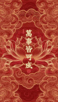 福气高能量壁纸-锐景创意