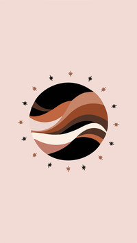 Minimalist literary illustration background