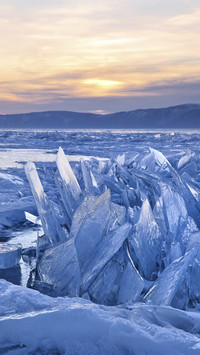 Icy Lake Baikal