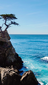17 miles off the coast of california