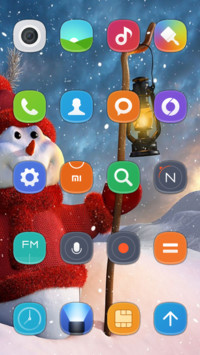 Christmas snowfall