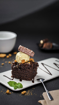 Delicious chocolate cake