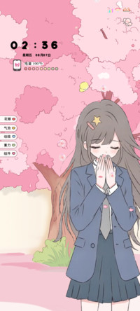 少女的樱花之约
