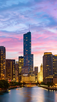 The highest number of tall buildings in the United States 68