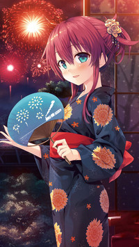 烟花绽放