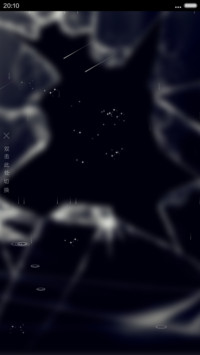 碎玻璃-4D动态锁屏流星雨滴充电特效3D壁纸重力滚动