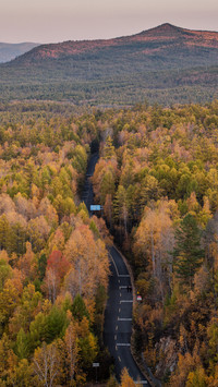 Autumn fills the mountains and rivers