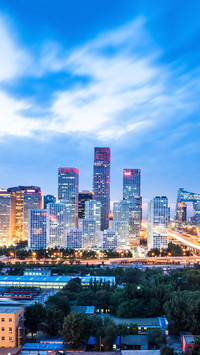 城市流光壁纸-锐景创意