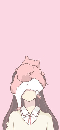 日系少女与猫