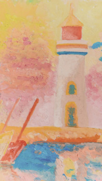 Warm oil painting stick