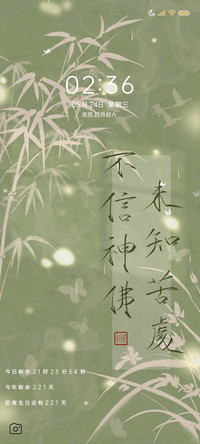 护眼简约文字不知春