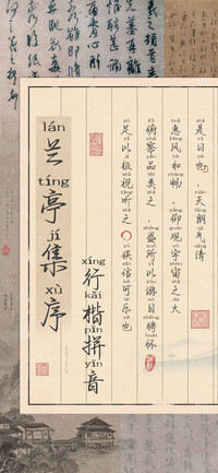 兰亭集序行楷拼音