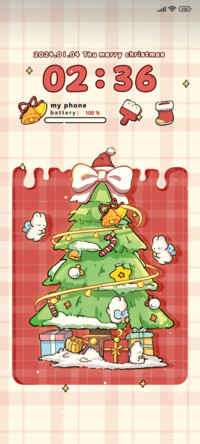Christmas widgets
