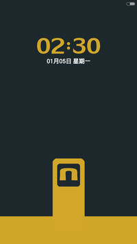 UHi(蓝金极简+定制锁屏)