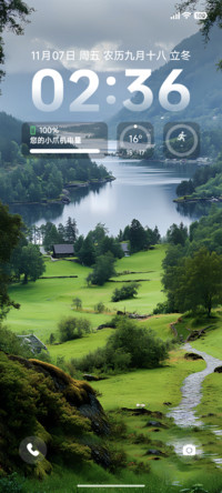 简约清新风景