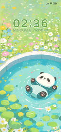 Summer lotus pond 