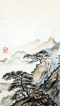 Ancient-style ink wash painting