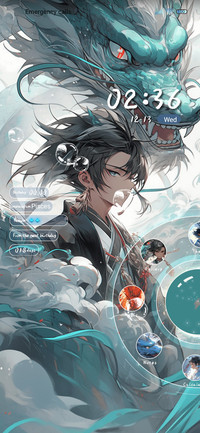 Dragon and young