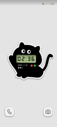 黑猫显示屏