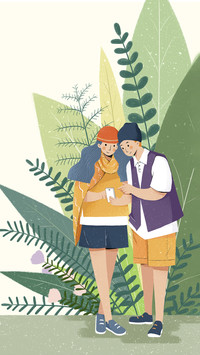 Young Couple with Phone