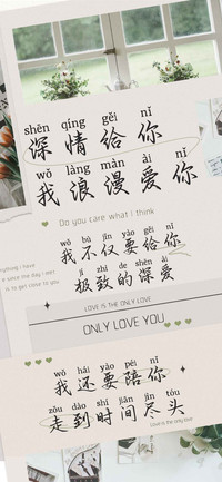 深情给你我浪漫爱你