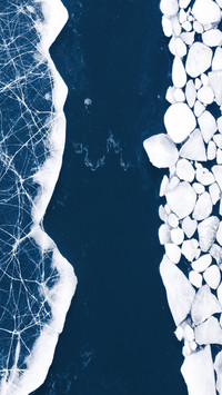 Winter frozen
