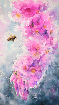 Healing oil painting