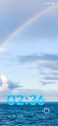 rainbow ocean