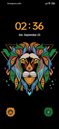 Colorful Lion