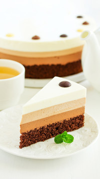 Chocolate cake Three chocolate