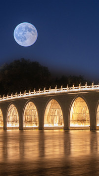 The golden holes in the summer palace