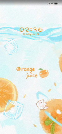 Summer orange soda