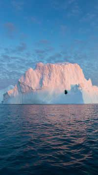 Arctic frost landscape