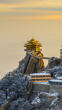 等待一场黄昏的降雪