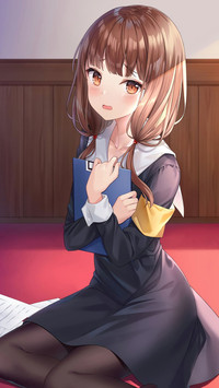 双辫女孩
