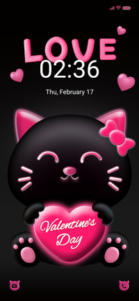 Valentine's kitten