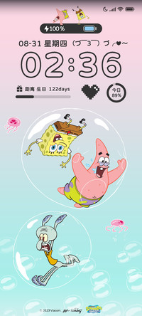 海绵宝宝夏日多巴胺