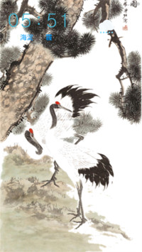 中国风松鹤图